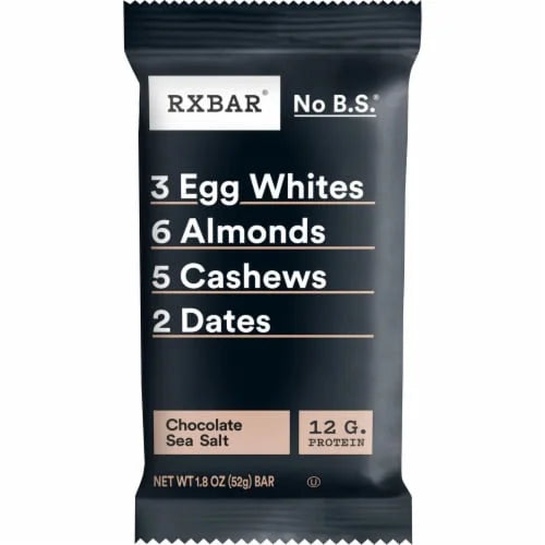 RXBAR Protein Bar Chocolate Sea Salt