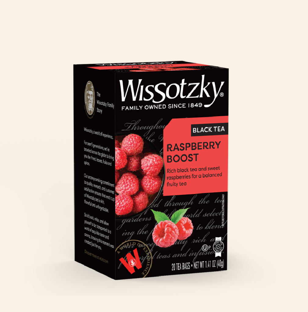Wissotsky Black Tea Raspberry Boost