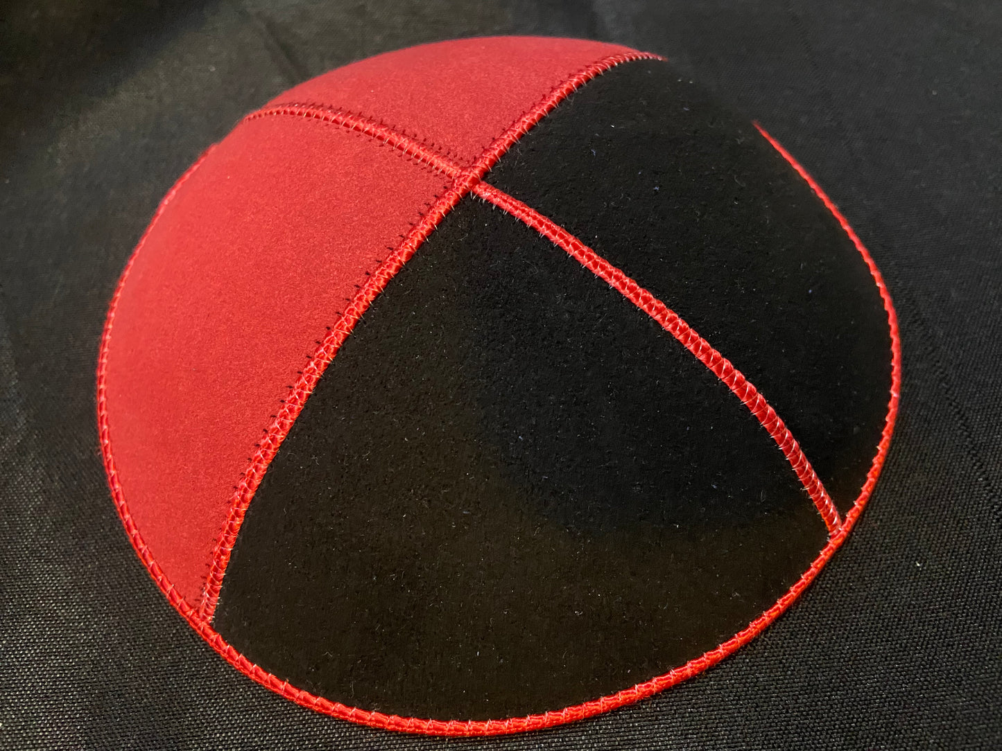 Jewish Kippah Leather Suede Yarmulka