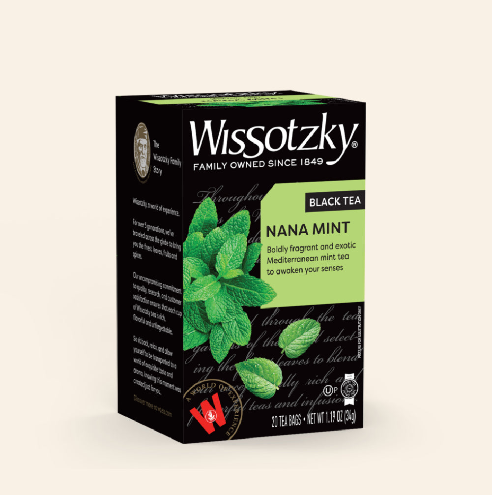 Wissotsky Black Tea Nana Mint