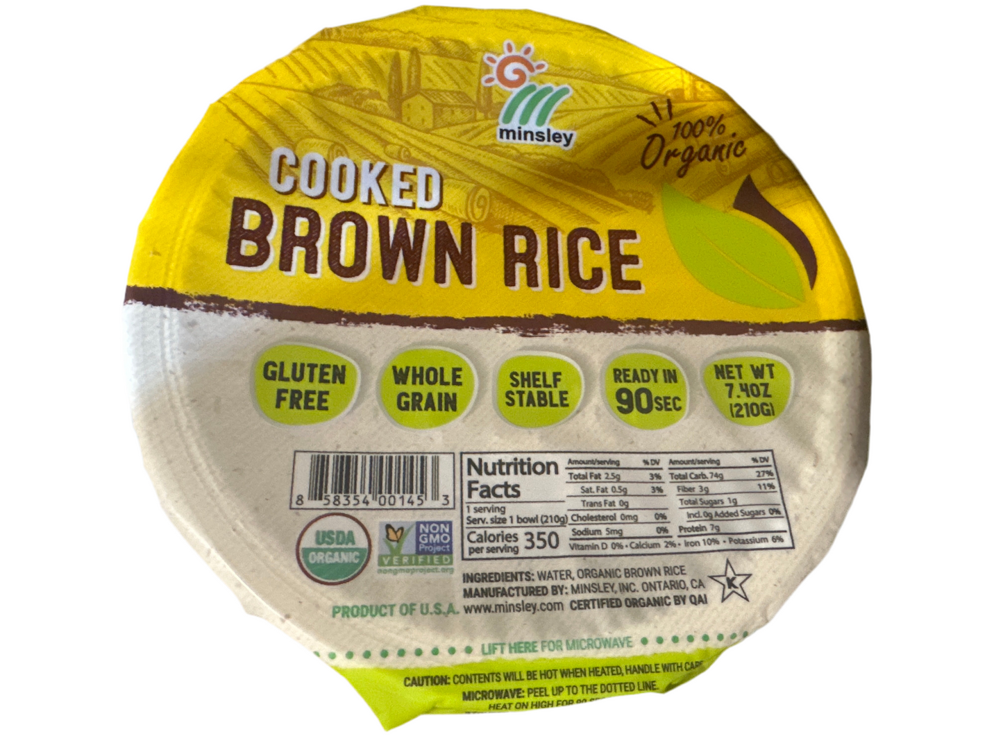 Cooked Brown Rice Organic