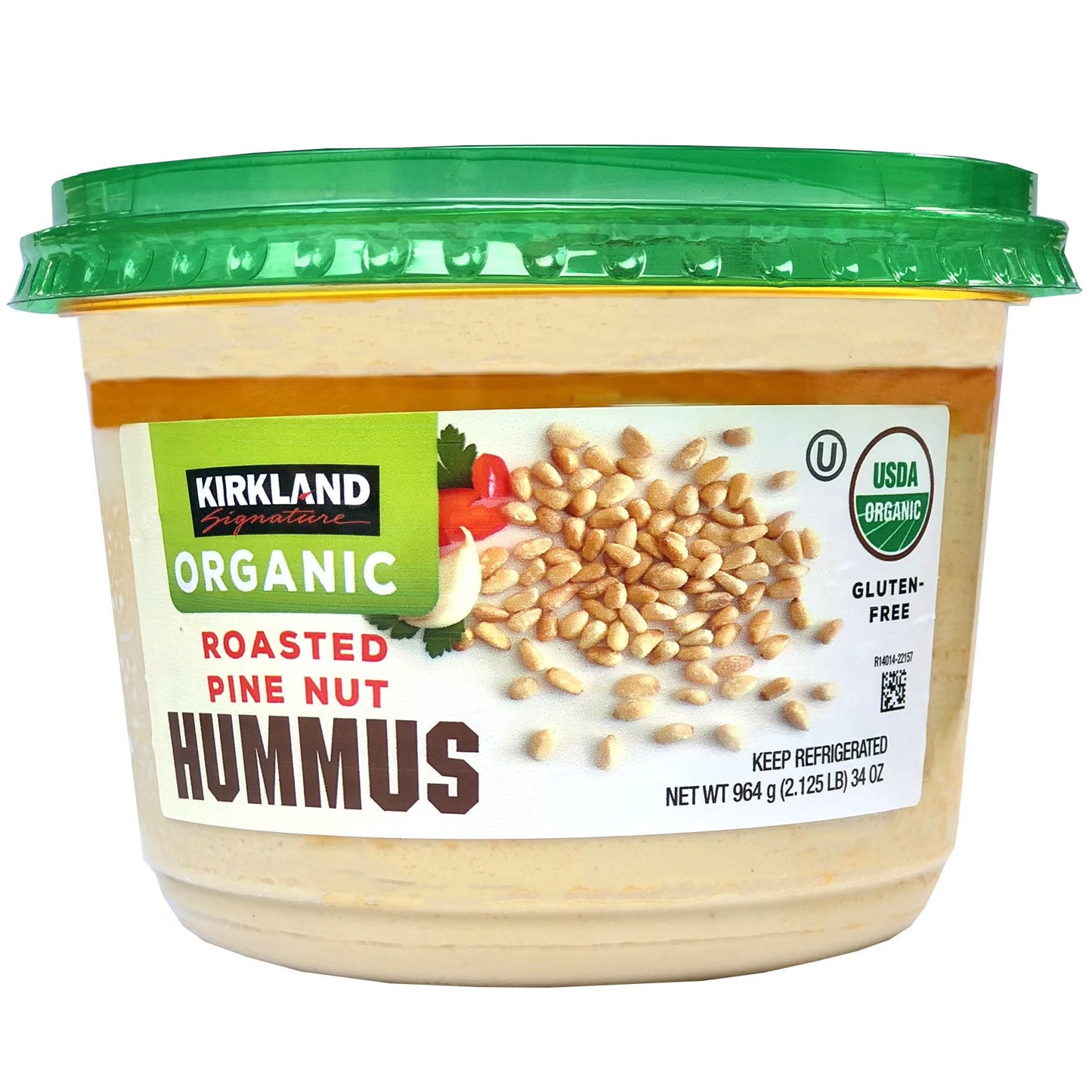 Organic Roasted Pine Nuts Hummus