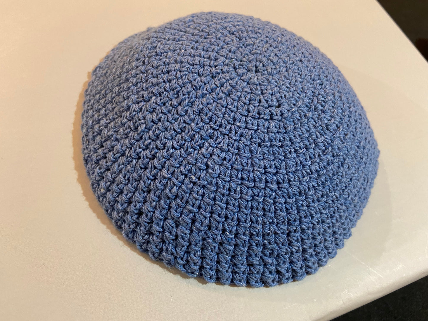 Handmade Knitted Kippa Yarmulka - solid colors