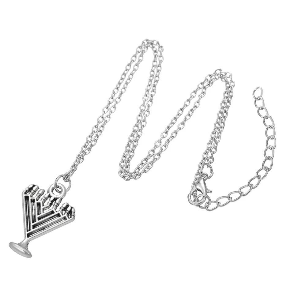 Menorah Necklace