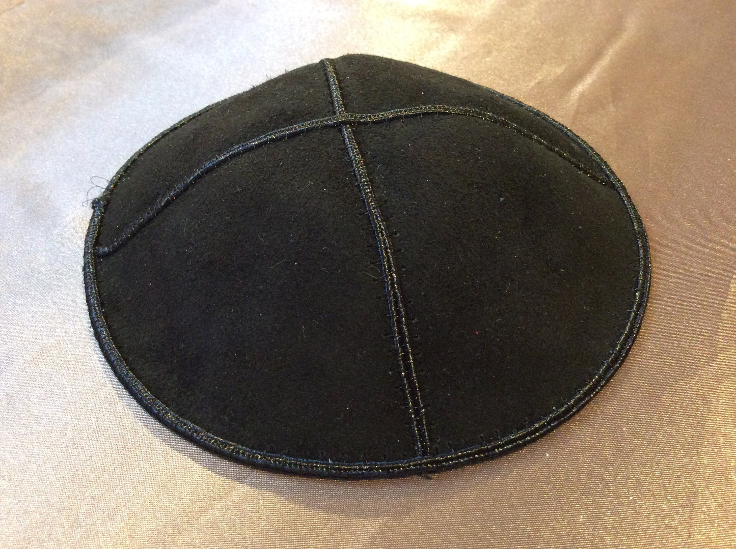Jewish Kippah Leather Suede Yarmulka