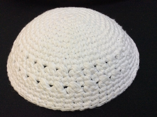 Handmade Knitted Kippa Yarmulka - solid colors