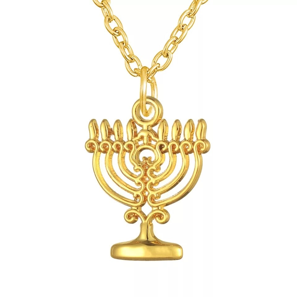 Menorah Necklace