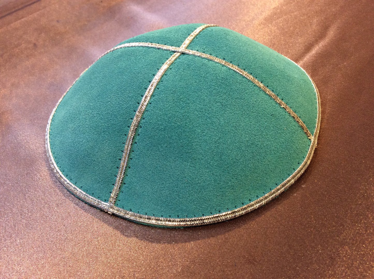Jewish Kippah Leather Suede Yarmulka