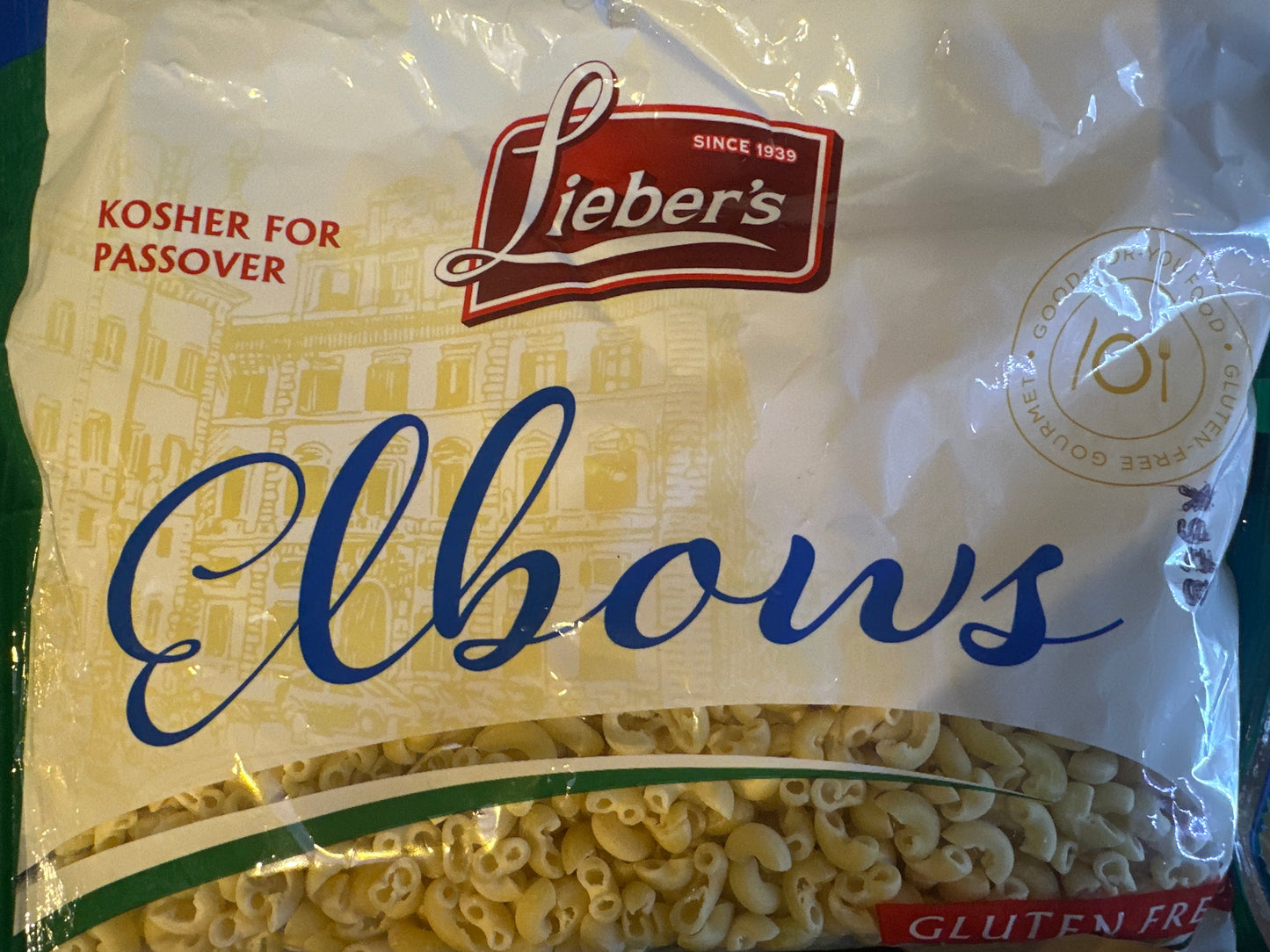 Pasta elbows Passover