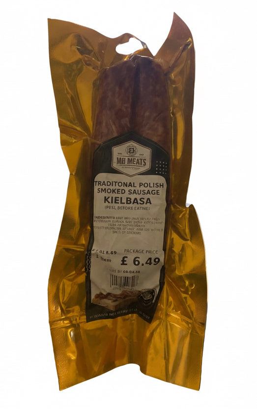 Traditional Polish Smoked Sausage Kielbasa