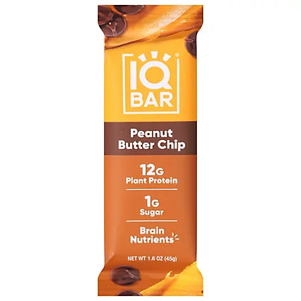 IQBar Plant Protein Bar Peanut Butter Chip