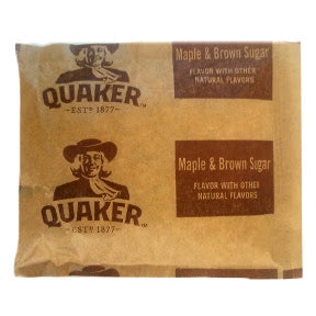 Quaker Instant Oatmeal Pack Maple & Brown Sugar