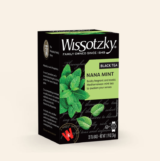Wissotsky Black Tea Nana Mint