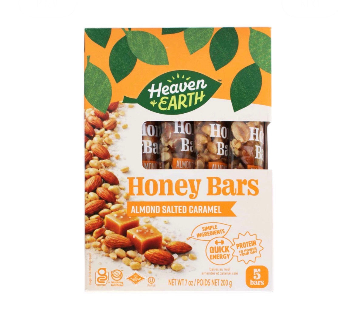 Honey Bars Almond Salted Caramel
