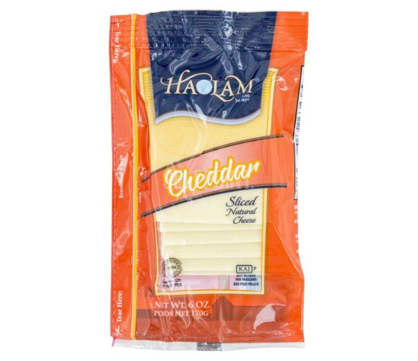 Sliced Cheddar Cheese White