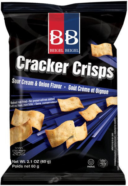 Cracker Crisps Sour Cream and Onion