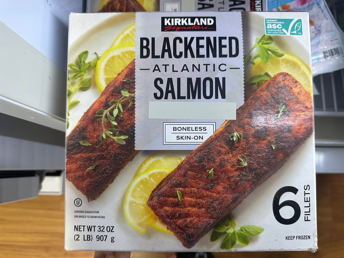 Blackened Atlantic Salmon