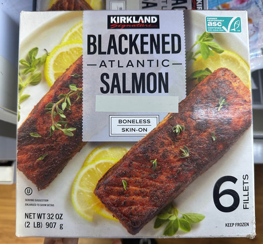 Blackened Atlantic Salmon