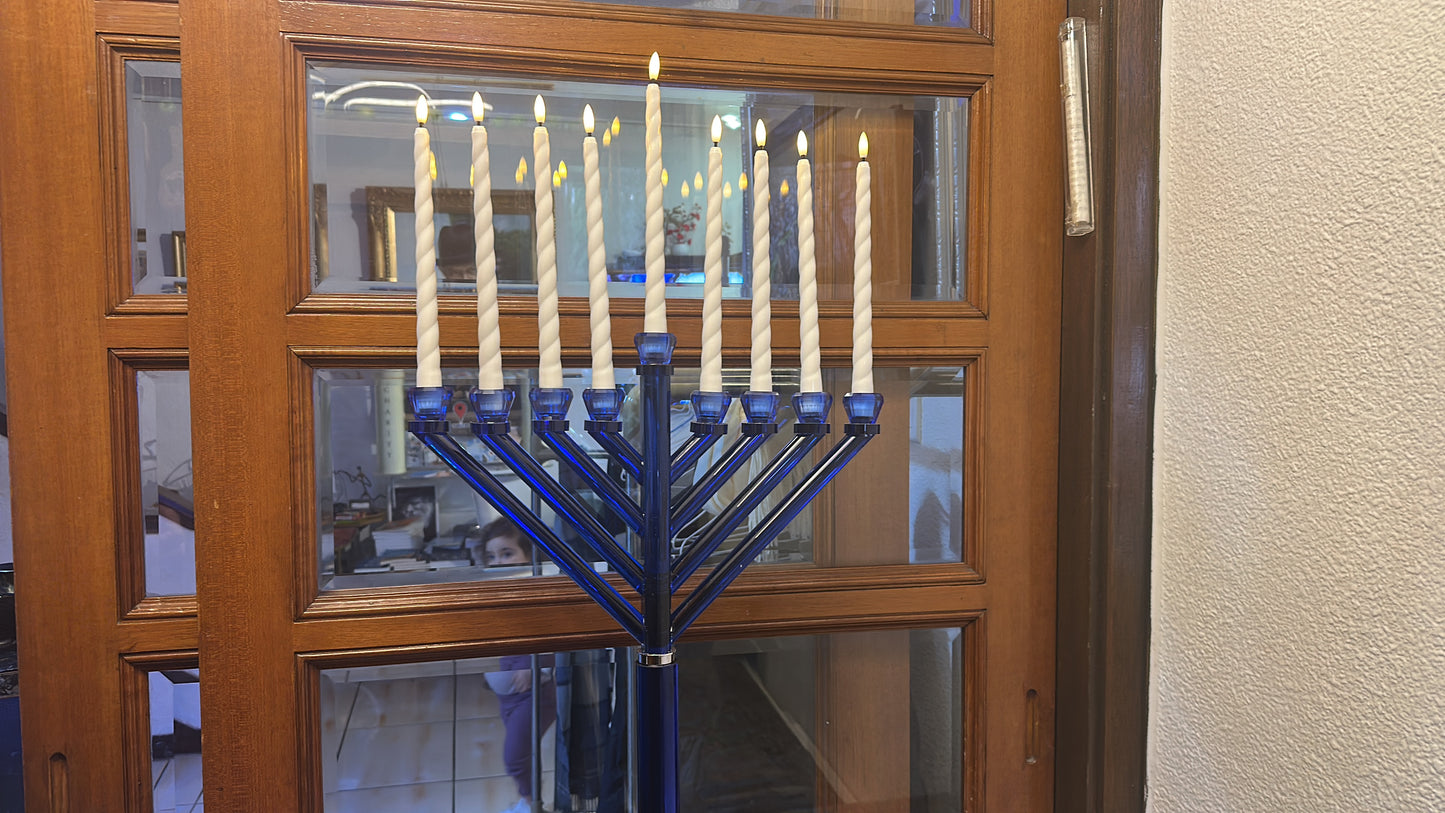 Cristal Menorah 1 meter