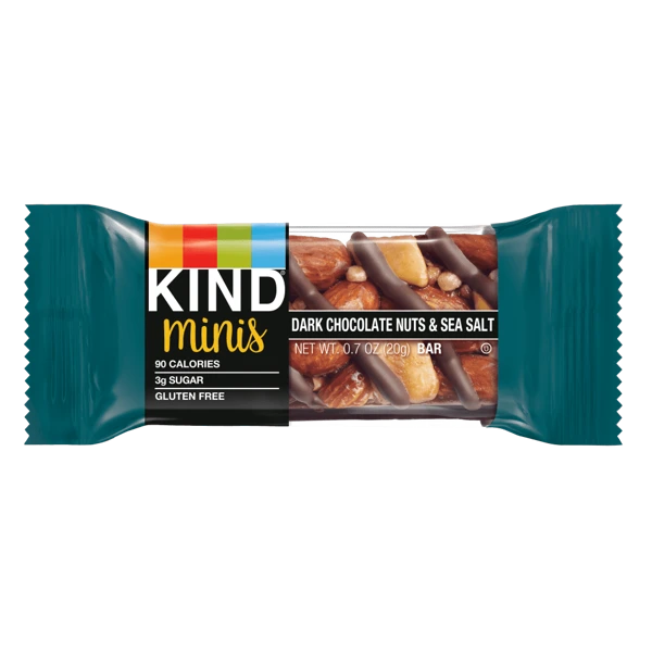 Kind Minis Bar Dark Chocolate Nuts & Sea Salt