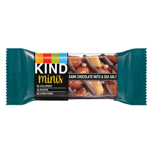 Kind Minis Bar Dark Chocolate Nuts & Sea Salt