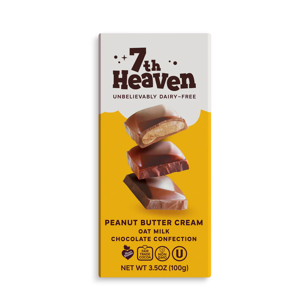 Oat-Milk Peanut Butter Cream Chocolate - Vegan