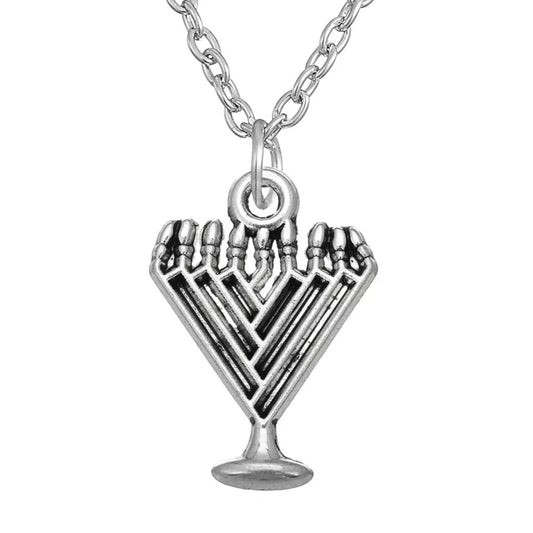 Menorah Necklace