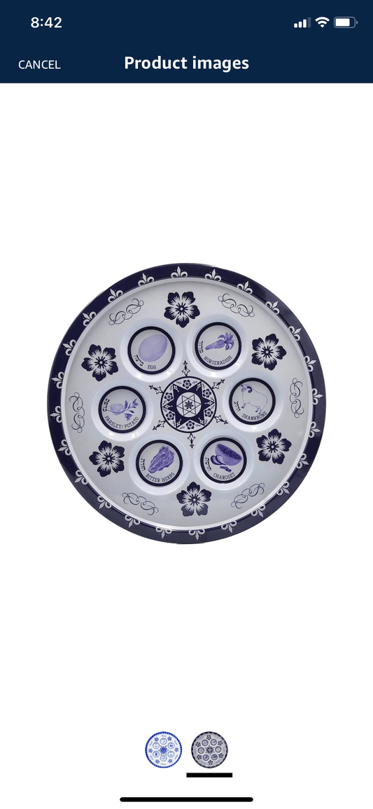 Passover Seder Plate ||