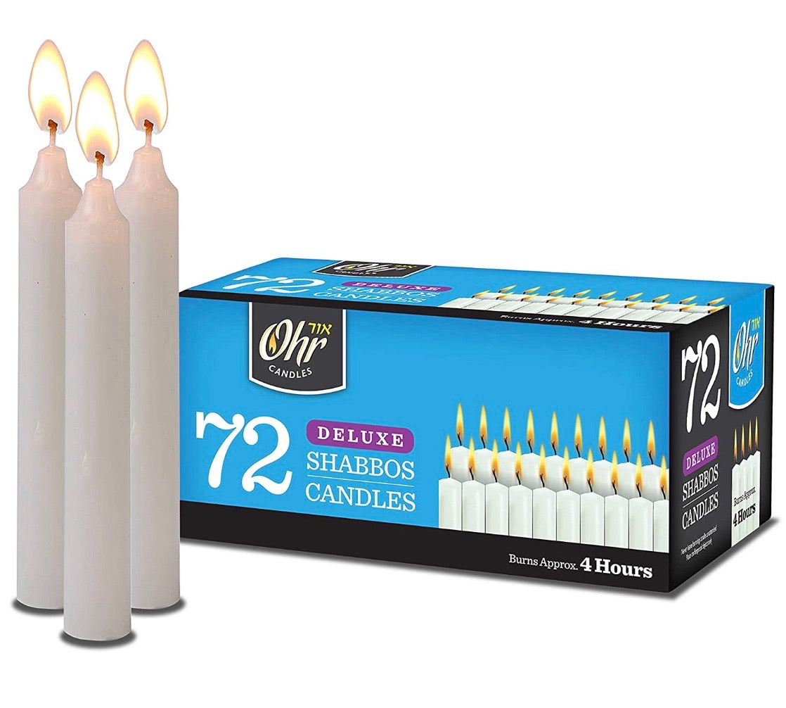 Deluxe Shabbos Candles